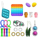 Fidget Toys Pack Anti Stress Set Kawaii Gift Toys Box Children Simple Dimple Antistress Relief Figet Toys Pakket Kit Dropship