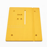 Circular Mini Table Saw Panel Circular Saw Table Pedal New Aluminium Router Table Plate DIY Woodworking Machines Mat with Scale