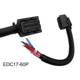 1 Set 60 Pin Automotive EDC17 Computer Board Common Rail Connector Plug With Wiring Harness For Weichai Xichai J6