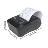 Portable Bluetooth-compatible Label Printer 58mm Wireless Thermal Printer Label Maker for Store Shipping Mini Label Printer