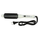 Professional Ceramic  Hair Curler Straightener Hot Heat Comb Electric Lcd Hair Brush Curling Comb Round Large Roller Waver
