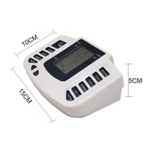 Electronic Tens EMS Muscle Stimulator Pulse Acupuncture Massage Therapy for Back Neck Full Body Massager 16 Pads Russian/English