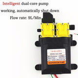 125psi Dc 12v  9l/min Agricultural Electric Water Pump Dual power pump Micro High Pressure Diaphragm Water Sprayer Car Wash