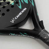 CAMEWIN 4018 Padel Racket Tennis Carbon Fiber Soft EVA Face Tennis Paddle Racquet Racket With Padle Bag Cover