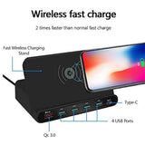 Wireless Charger Holder Desk Stand  For Samsung Galaxy Z Fold 3 Fold2 S21 Ultra S20 Fe Note 20 10 Plus Iphone 12 Pro Max