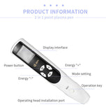 LCD 2 in 1 Plasma Pen Freckle Remover Machine and Ozone Anti-Wrinkle Device LCD Mole Tattoo Skin Tag Removal Tool Dark Spot Clea