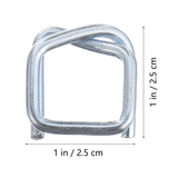 100Pcs Polyester Strap Adjuster Package Slides Buckle DIY Accessory (Silver)