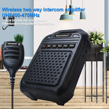 Walkie talkie UHF 400-470MHz Wireless two way intercom amplifier Remote Speaker Microphone  TF Card Bluetooth-compatible
