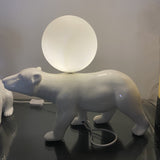 Living Room Home Decor Polar Bear Table Lamp Bedroom Bedside Lamps Dormitory Study Led Desk Lamp Desktop Decoration Reading Lamp