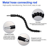 6Pcs Angle Screwdriver Drill Attachments 105° Angle Screwdriver Attachment Adapter 1/4 Hex-Shank Drill Extension Holder