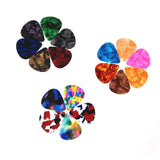 60Pcs Guitar Picks,0.46mm, 0.71mm, 0.96mm with 6Pcs Guitar String Tuning Key Pegs/Machine Head Knobs for Left and Right