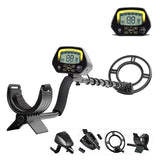 Metal Detector, High Precision Adjustable Waterproof Metal Detector, with LCD Display, Suitable for Adults and Children