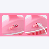 Hair Scalp Massager Shampoo Brush, Scalp Brush Hair Scrubber for Shower, Rechargeable Head Massager Stress Relax,Pink