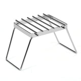 Picnic Folding Multifunctional Campfire Grill Portable Stainless Steel Grill Grate Outdoor Camping Hiking Gas Stove Stand