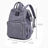 QIMIAOBABY Maternity Backpack Diaper Bag Mommy Baby Changing Nappy Bags Baby Stroller Waterproof Bag Travel Backpack Bolso