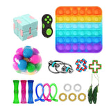 Push Bubble Fidget Toy Simpl Dimmer Stress Relief Anxiety Handheld Fidget Toys For Kids And Adults Autism Antistress Toys