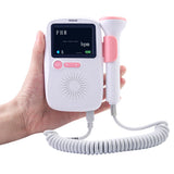 Upgraded Color LCD Curve Doppler Fetal Heart rate Monitor Home Pregnancy Baby Fetal Sound Heart Rate Detector No Radiation