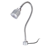 AC 110-220V 7W LED Sewing Machine Light Flexible Gooseneck Work Lamp With Magnet Base For Workbench Lathe