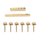 Bridge pins made of brass nut for 6-string acoustic guitar replacement