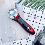 Skin care instrument beauty LED hot and cold ultrasonic vibration lifting firming EMS photon therapy ion cleaning