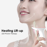 Remove Double Chin Neck Device LED Photon Heating Therapy Anti-Wrinkle Neck Care Tool Vibration Skin Lifting Tightening Massager