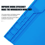 ESD Heat Insulation Work Mat Soldering Station Iron Welding Repair Pad Magnetic Work Heat-resistant Mat BGA Insulator Platform