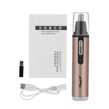 Professional Barber Hair Clipper Men Rechargeable Electric Shaver Beard Nose Ear Trimmer Removal Blad Head Shaving Razor Machine