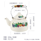Enamel kettle Coffee pot Lnduction cooker Household Thicken Water bottle