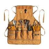 Outdoor Cooking Aprons Multifunctional Camping Garden Tool Apron Canvas Unisex Multi-Pocket Tool Apron For Woodworking Painting