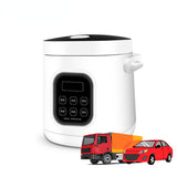 2L Intelligent Rice cooker for 12V Car 24V Truck lorry Onboard 220V Home Food warmer steamer noodles boiler Fast heat cook pot
