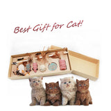 Hot selling Interactive Cat Toy Set 7 pcs Mouse Toy Gift Box For Best Cat Toy Ever