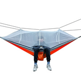 Outdoor Mosquito Net Hammock Mosquito-proof Double Nis Spun Cloth Indoor and Outdoor Hammock Camping Outdoor Supplies