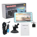 4-inch high-definition screen 1080P car driving recorder front and rear double lens support reversing image