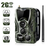 HC801M 2G Hunting Trail Camera 16MP 1080P MMS/SMTP/SMS Wildlife Camera 0.3s Trigger Photo Traps Night Vision Hunter Camera