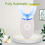 Waterproof silicone U shaped Ultrasonic Toothbrush USB Rechargeable Automatic Electric Tooth Brush 4 Modes Oral Cleansing Brush