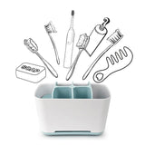 1pcs Toothbrush Toothpaste Holder Case Shaving Makeup Brush Electric Toothbrush Holder Organizer Stand Bathroom Accessories Box