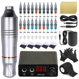 Tattoo Kit Professional Rotary Tattoo Machine Pen Kit with Cartridges Needles Permanent Makeup Tattoo Machine Set for Body Art
