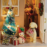 CUTEBEE Doll House Miniature DIY Dollhouse With Furnitures Wooden House Casa Toys For Children Birthday Gift Z007