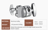Multi Functional Heavy Duty 2.5-inch Grip Head Swivel Head Holder Mounting Adapter for Light Stand Extension Boom Arm