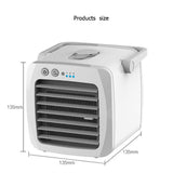 Portable Air Conditioning Fan 3 Speeds Mini  Anion Purifier Humidifier Desktop USB  Cooling Purifier Desk Bedroom Fan