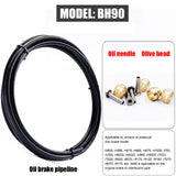 Bike Hydraulic Disc Brake Hose MTB Bicycle Oil Tube Pipe Olive Insert Barb Kit Biking Portable Dustproof Cycling Parts