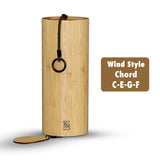 Home Decor Chord Wind Chimes Handmade Bamboo Wooden Music Chimes Windchime for Home Room Decor Wall Decor Boho Windbell Macrame