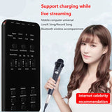 Live Sound Card Audio External USB Headset Microphone Live Broadcast Sound Card for Mobile Phone Computer PC