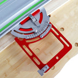 Woodworking Parallel Rail Guide System and Electric Circular Saw Guide Rail Angle Adjusting Tool for Engraving Machine Cutting