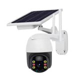 Outdoor Wireless Security Camera with Solar Panel 1080P WiFi 350° Viewing Angle Infrared Night Vision IP66 Waterproof