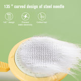 New 2022 Self Cleaning Slicker Brush for Dog and Cat Removes Cat Dogs Hair Comb Pet Cleaning Grooming Tool Beauty Products A