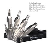 Mountain Cycle Screwdriver Tool 16 In 1 Mountain Bicycle Tools Sets Bike Bicycle Repair Tools Kit Hex Spoke Wrench