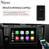 Wireless Auto Connect For Car OEM Original Wired To Wireless CarPlay Accessories Carlinkit Apple CarPlay IOS 13 2.0 USB Update