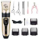 Electrical Pet Hair Trimmer Professional Grooming Kit Rechargeable Pet Cat Dog Clipper Shaver Set Animals Hair Cutting Machine
