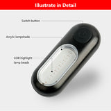 New Bike Bicycle USB Chargeable COB Highlight Red And Blue Light Night Riding Bicycle Lights Bicycle Accessories